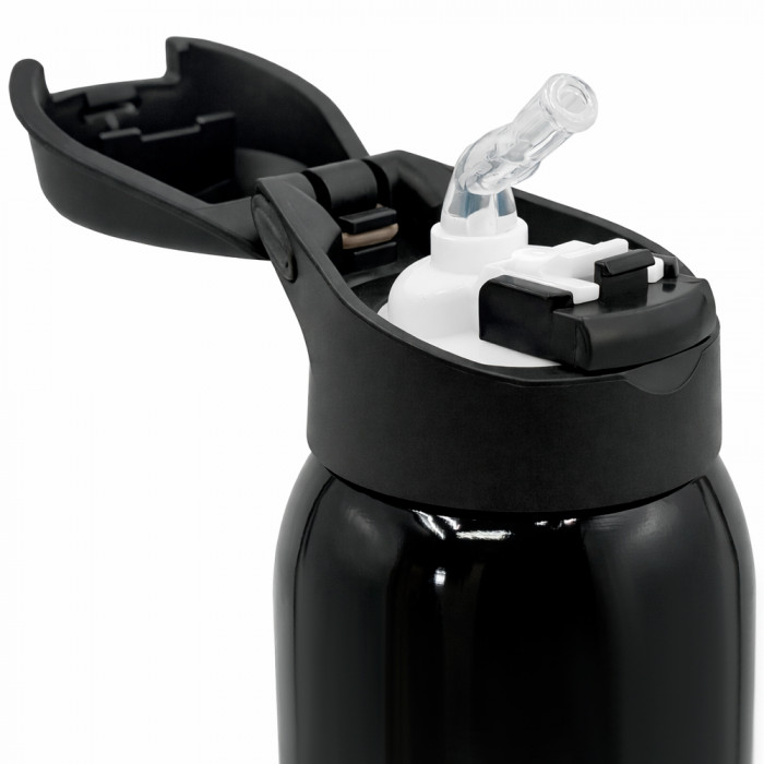 Термобутылка Trekker, чёрная