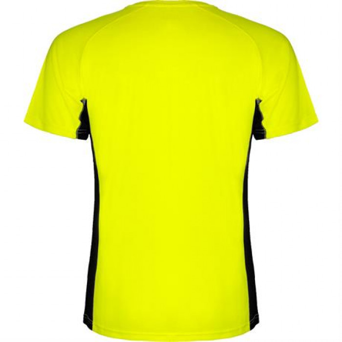 Спортивная футболка SHANGHAI мужская, ФЛУОРЕСЦЕНТНЫЙ ЖЕЛТЫЙ/ЧЕРНЫЙ 2XL