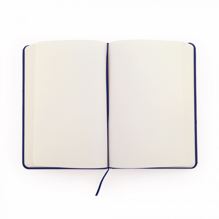 Блокнот A6 CORAL в твёрдом переплёте, МОРСКОЙ СИНИЙ