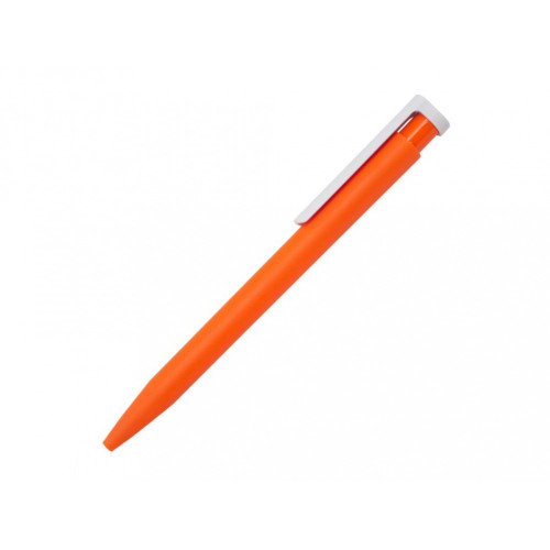 Ручка шариковая Stanley, пластик, софт тач, оранжевая/белая