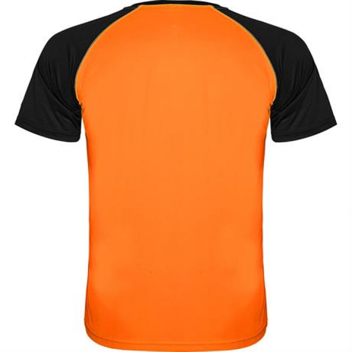 Спортивная футболка INDIANAPOLIS мужская, ФЛУОРЕСЦЕНТНЫЙ ОРАНЖЕВЫЙ/ЧЕРНЫЙ 3XL