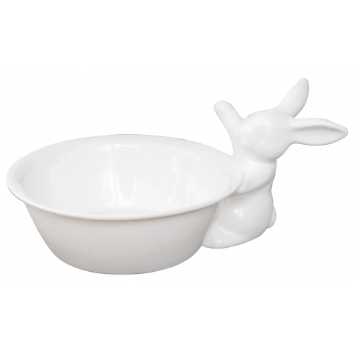 Мисочка с кроликом, 500 мл, Белый