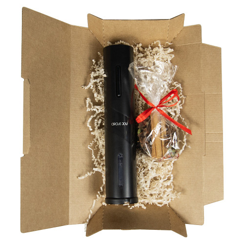 Набор подарочный Сомелье (штопор и набор для глинтвейна) в крафтовой коробке