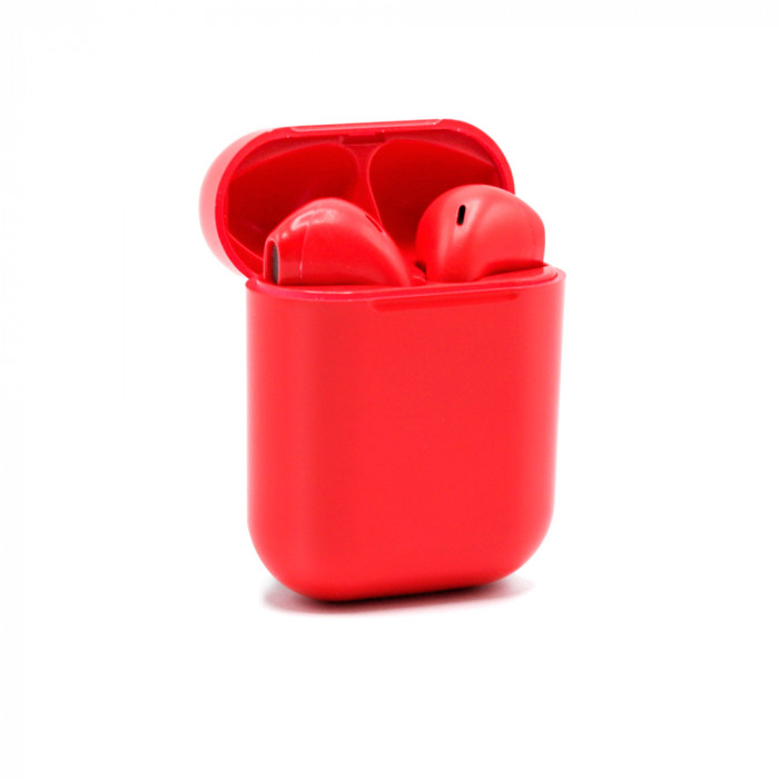 Наушники беспроводные Bluetooth SimplyPods, красные Наушники беспроводные Bluetooth SimplyPods, красные