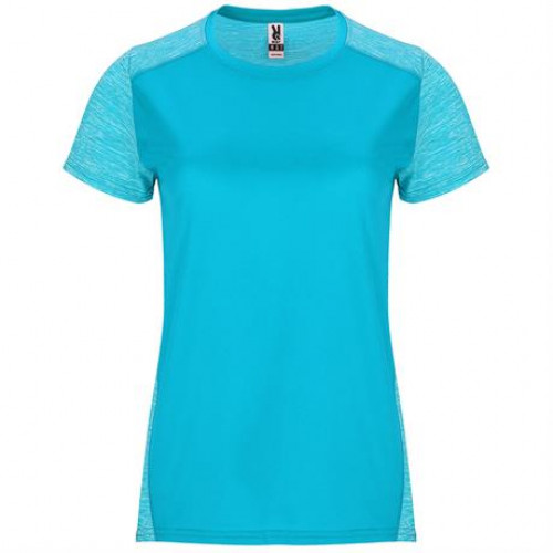 Спортивная футболка ZOLDER WOMAN женская, БИРЮЗОВЫЙ/ПЁСТРЫЙ БИРЮЗОВЫЙ 2XL
