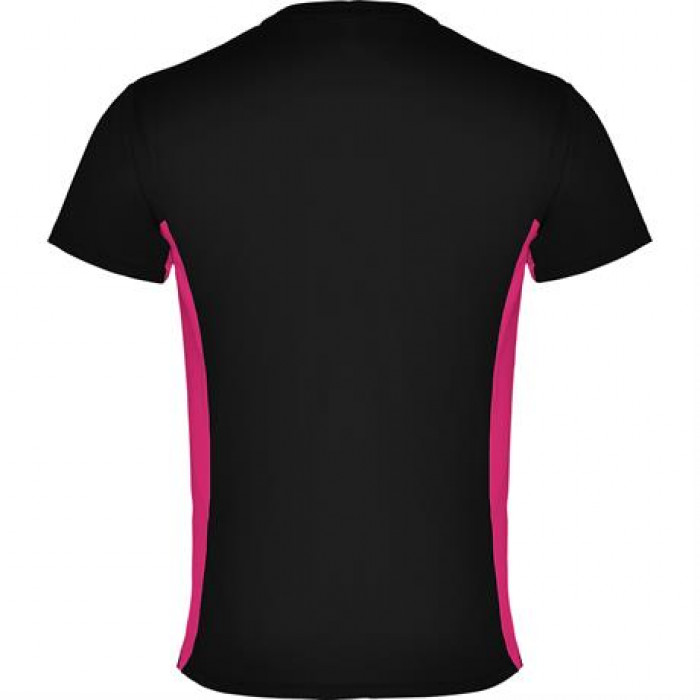 Спортивная футболка TOKYO мужская, ЧЕРНЫЙ/ФУКСИЯ 2XL