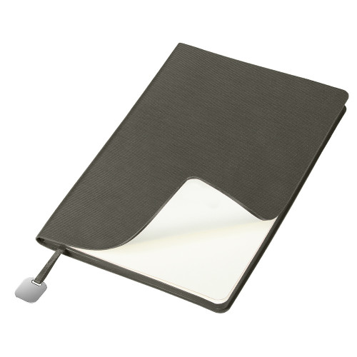 Ежедневник Flexy Happy Line Skyline A5 серый, недатированный, в гибкой обложке