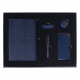 Набор подарочный Solution Prestige Сinque (Суперобложка, флешка, ручка шариковая, внешний аккумулятор, колонка), темно-синий Набор подарочный Solution Prestige Сinque (Суперобложка, флешка, ручка шариковая, внешний аккумулятор, колонка), темно-синий