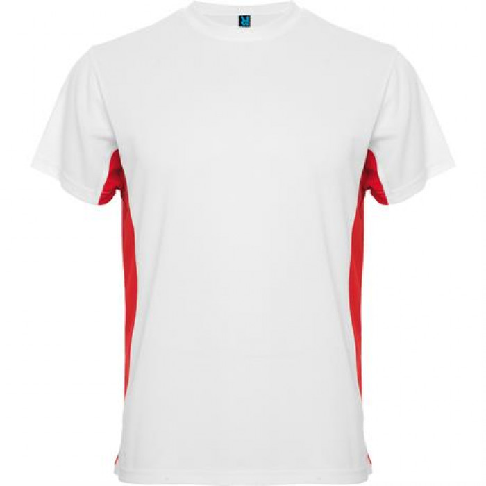 Спортивная футболка TOKYO мужская, БЕЛЫЙ/КРАСНЫЙ 2XL