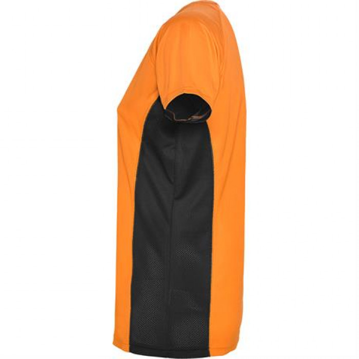 Спортивная футболка SHANGHAI WOMAN женская, ФЛУОРЕСЦЕНТНЫЙ ОРАНЖЕВЫЙ/ЧЕРНЫЙ 2XL