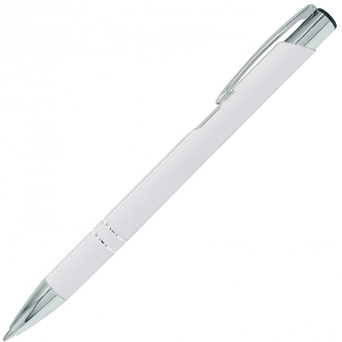 Ручка шариковая Legend Soft Touch Requis , белая