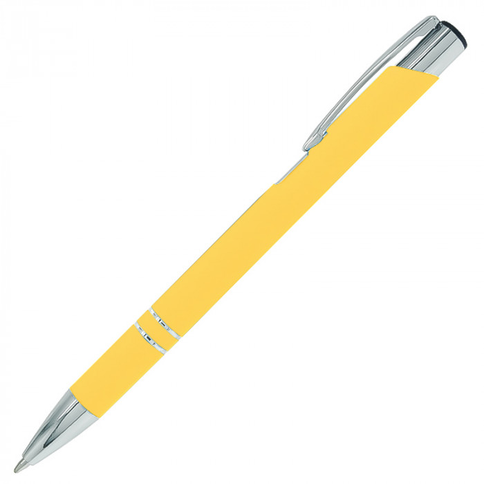 Ручка шариковая Legend Soft Touch Requis, желтая