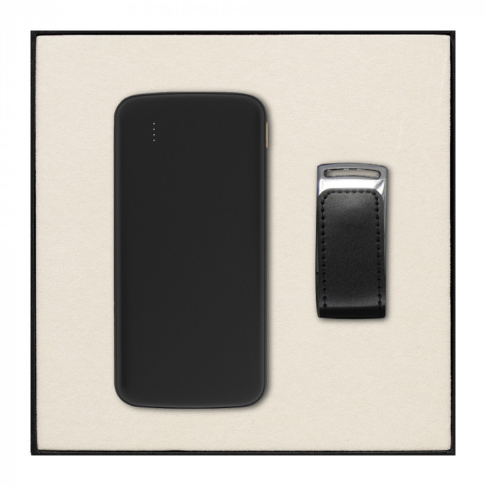 Набор подарочный Solution Superior Duo (внешний аккумулятор «Universal», Флеш накопитель Shine 32GB )