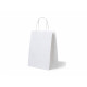 Пакет бумажный с кручеными ручками, размер 22*12*25 см, белый Пакет бумажный с кручеными ручками, размер 22*12*25 см, белый