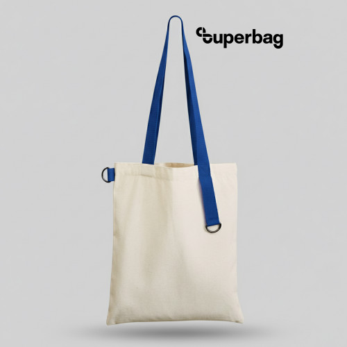 Шоппер Superbag (неокрашенный с синим)
