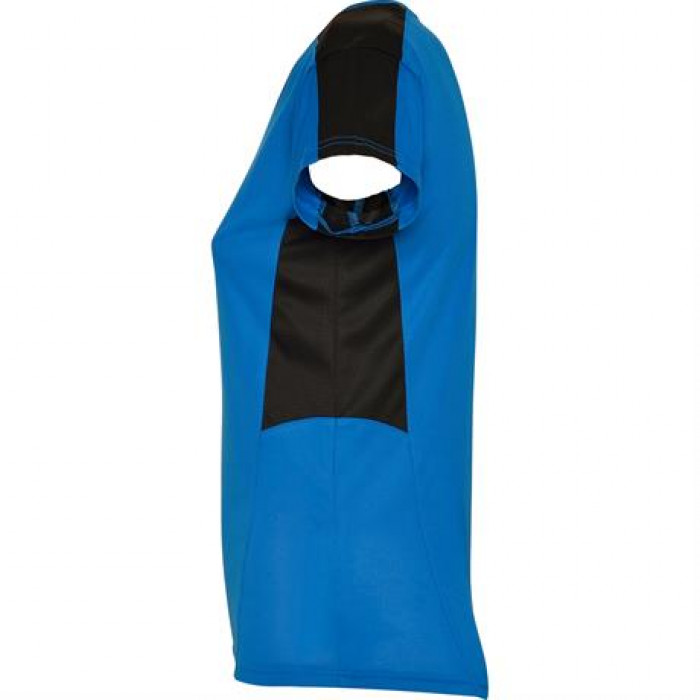 Спортивная футболка SUZUKA женская, КОРОЛЕВСКИЙ СИНИЙ/ЧЕРНЫЙ 2XL