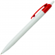 Ручка шариковая, пластиковая, белая/красная, Barron Ручка шариковая, пластиковая, белая/красная, Barron