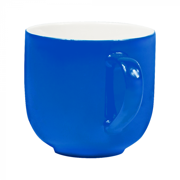 Кружка фарфоровая Casa Grande Lavender Varnish глянцевая, синяя, 400 мл