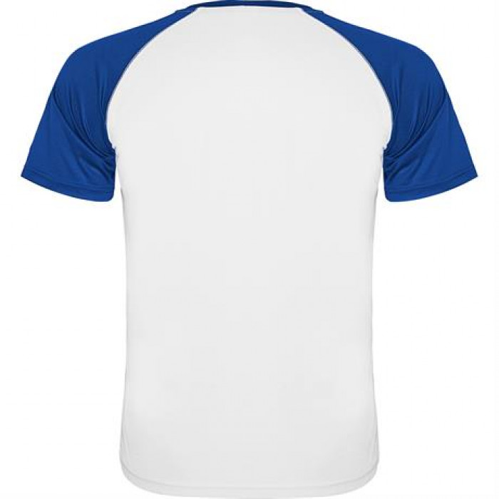 Спортивная футболка INDIANAPOLIS мужская, БЕЛЫЙ/КОРОЛЕВСКИЙ СИНИЙ 3XL