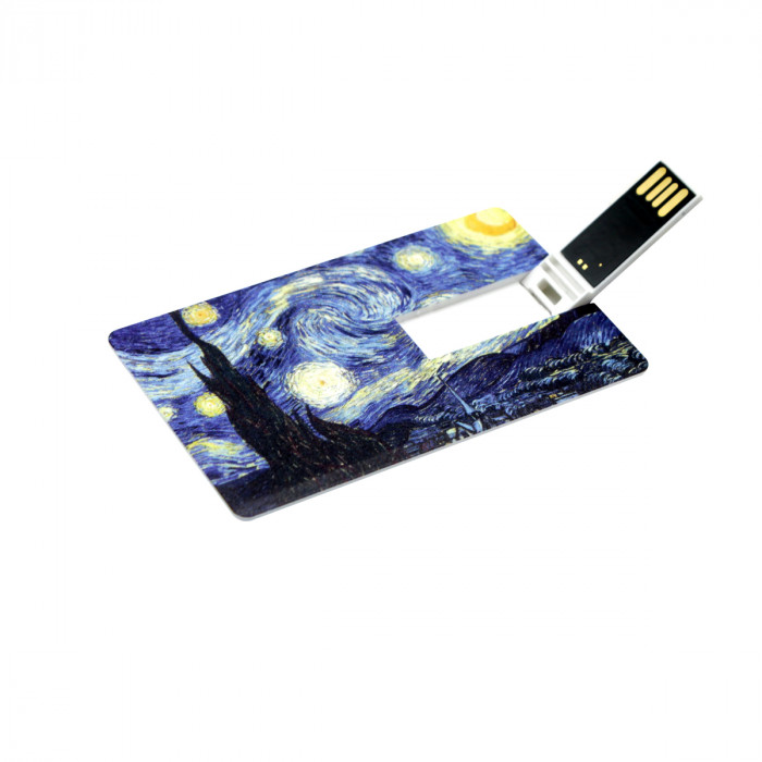 Флешка Card 16 Гб, белая Флешка Card 16 Гб, белая