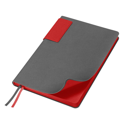 Flexy Star Sivilia Grey Edition Color А5 серо-красный, недатированный в гибкой обложке