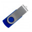 Флеш накопитель USB 2.0 Twister 16GB, пластик Софт Тач/металл, синий/серебристый Флеш накопитель USB 2.0 Twister 16GB, пластик Софт Тач/металл, синий/серебристый