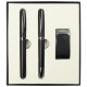 Набор подарочный Solution Prestige Trio (шариковая ручка, ручка роллер, флешка), черный Набор подарочный Solution Prestige Trio (шариковая ручка, ручка роллер, флешка), черный