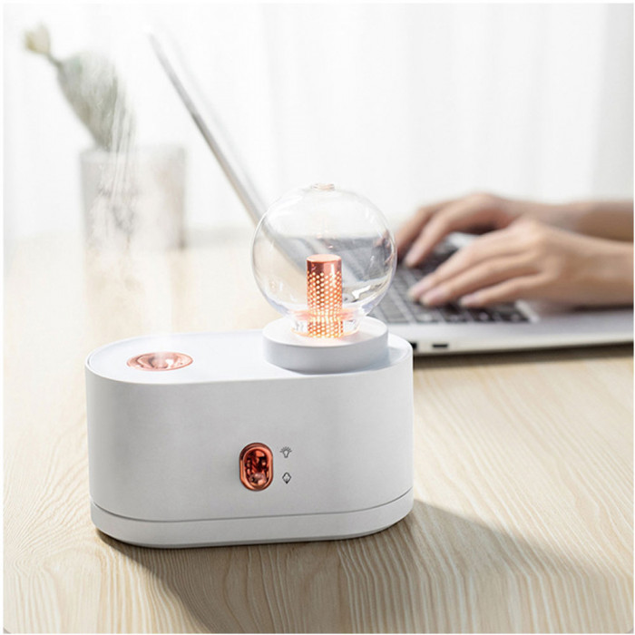 Светодиодный USB арома увлажнитель Orlean, белый Светодиодный USB арома увлажнитель Orlean, белый