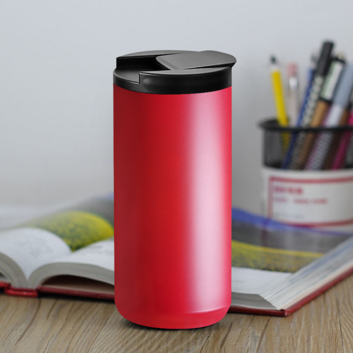 Термокружка с двойной стенкой Koffline, красная-S