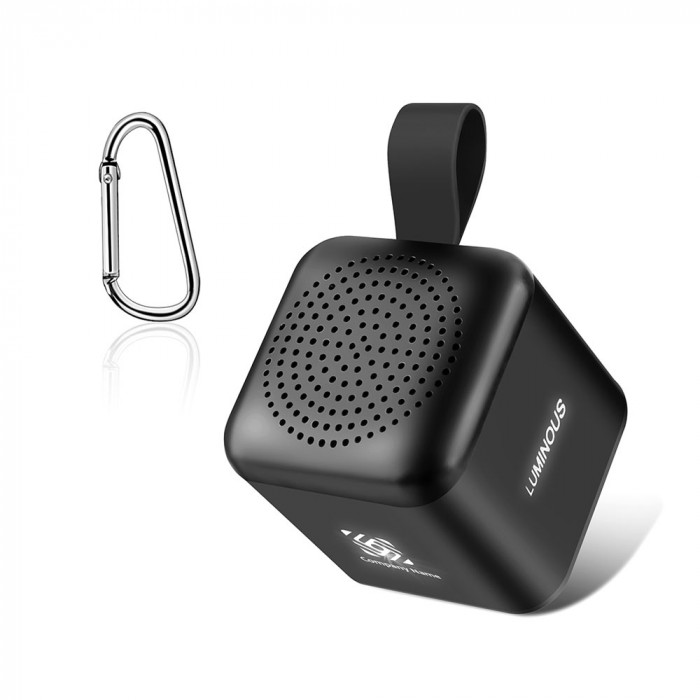 Bluetooth колонка Slaigo mini, стерео TWS, черный Bluetooth колонка Slaigo mini, стерео TWS, черный