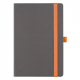 Ежедневник Alfa Note Pasu А5, серый/оранжевый, недатированный, в твердой обложке Ежедневник Alfa Note Pasu А5, серый/оранжевый, недатированный, в твердой обложке