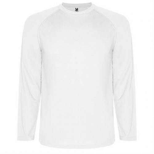 Спортивная футболка MONTECARLO L/S мужская, БЕЛЫЙ 2XL