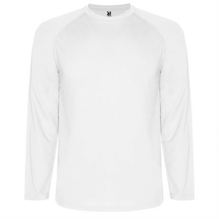 Спортивная футболка MONTECARLO L/S мужская, БЕЛЫЙ 2XL