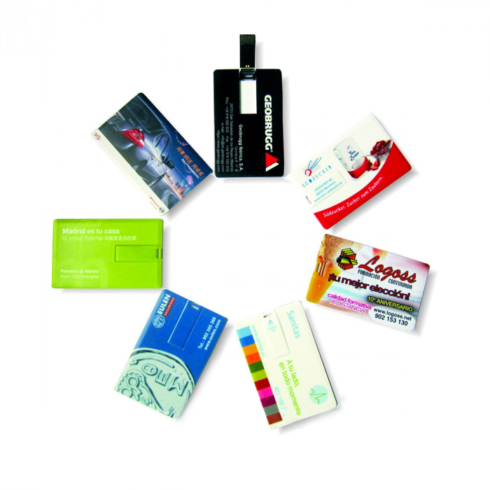 Флешка Card 16 Гб, белая Флешка Card 16 Гб, белая