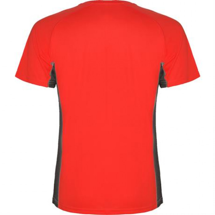 Спортивная футболка SHANGHAI мужская, КРАСНЫЙ/ТЕМНЫЙ ГРАФИТ 2XL