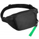 Поясная сумка SPLIT TO GO, Чёрный/Зелёный Поясная сумка SPLIT TO GO, Чёрный/Зелёный