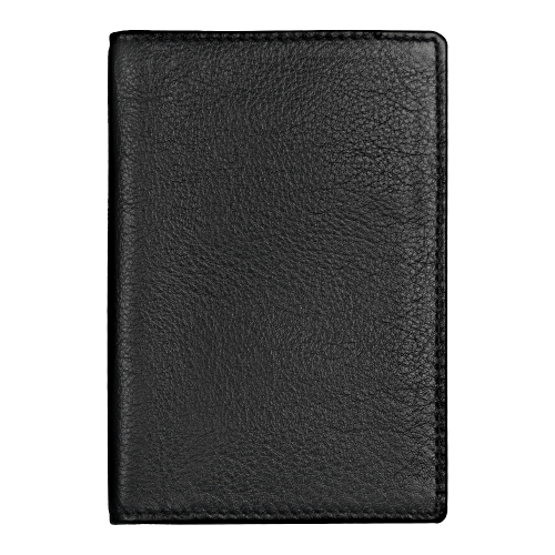 Обложка для паспорта Leather Trend  из нат. кожи, черный