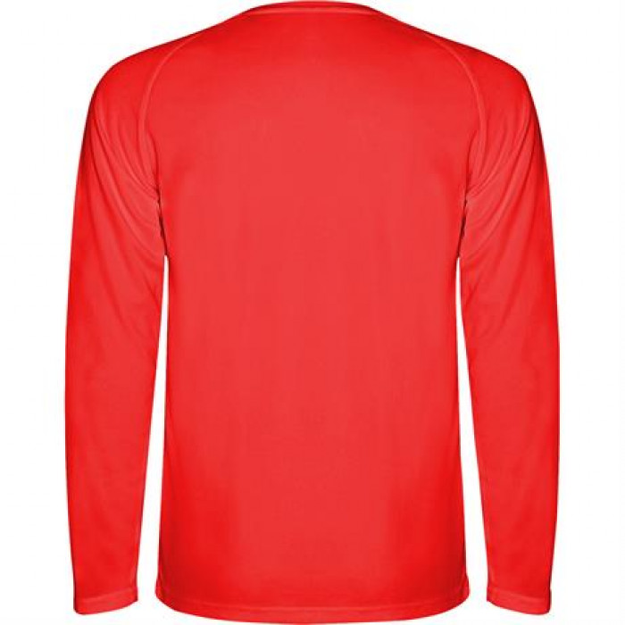 Спортивная футболка MONTECARLO L/S мужская, КРАСНЫЙ 2XL