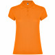 Футболка поло STAR WOMAN женская, ОРАНЖЕВЫЙ M
