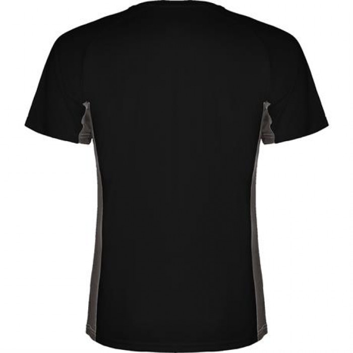 Спортивная футболка SHANGHAI мужская, ЧЕРНЫЙ/ТЕМНЫЙ ГРАФИТ 2XL