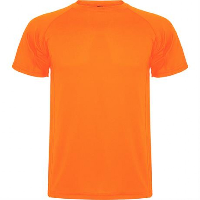 Спортивная футболка MONTECARLO мужская, ФЛУОРЕСЦЕНТНЫЙ ОРАНЖЕВЫЙ 3XL