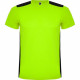 Спортивная футболка DETROIT мужская, ЛАЙМ ЯРКИЙ/ЧЕРНЫЙ XL