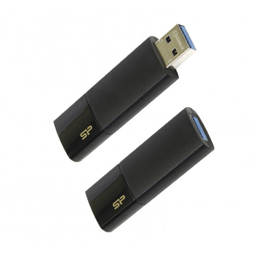 Флеш накопитель USB 3.0 Silicon Power Blaze B05, пластик, черный