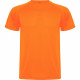 Спортивная футболка MONTECARLO мужская, ФЛУОРЕСЦЕНТНЫЙ ОРАНЖЕВЫЙ 2XL