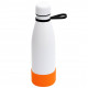 Термобутылка герметичная вакуумная Olivia To Go, белый/черный/оранжевый