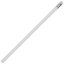 Карандаш деревянный со стеркой, белый/белый Карандаш деревянный со стеркой, белый/белый