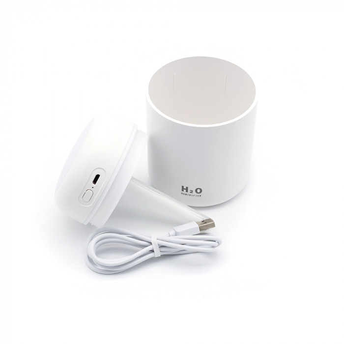 Светодиодный USB увлажнитель Aroma, белый Светодиодный USB увлажнитель Aroma, белый