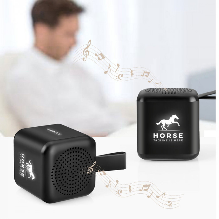 Bluetooth колонка Slaigo mini, стерео TWS, черный Bluetooth колонка Slaigo mini, стерео TWS, черный