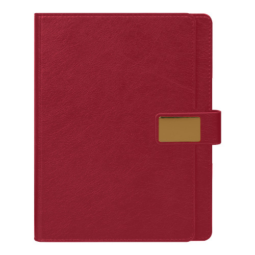 Ежедневник в суперобложке Country Alfa Mocco Business Edition B5, полутвердый, бордовый с золотом