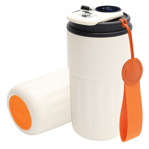 Белый-оранжевый